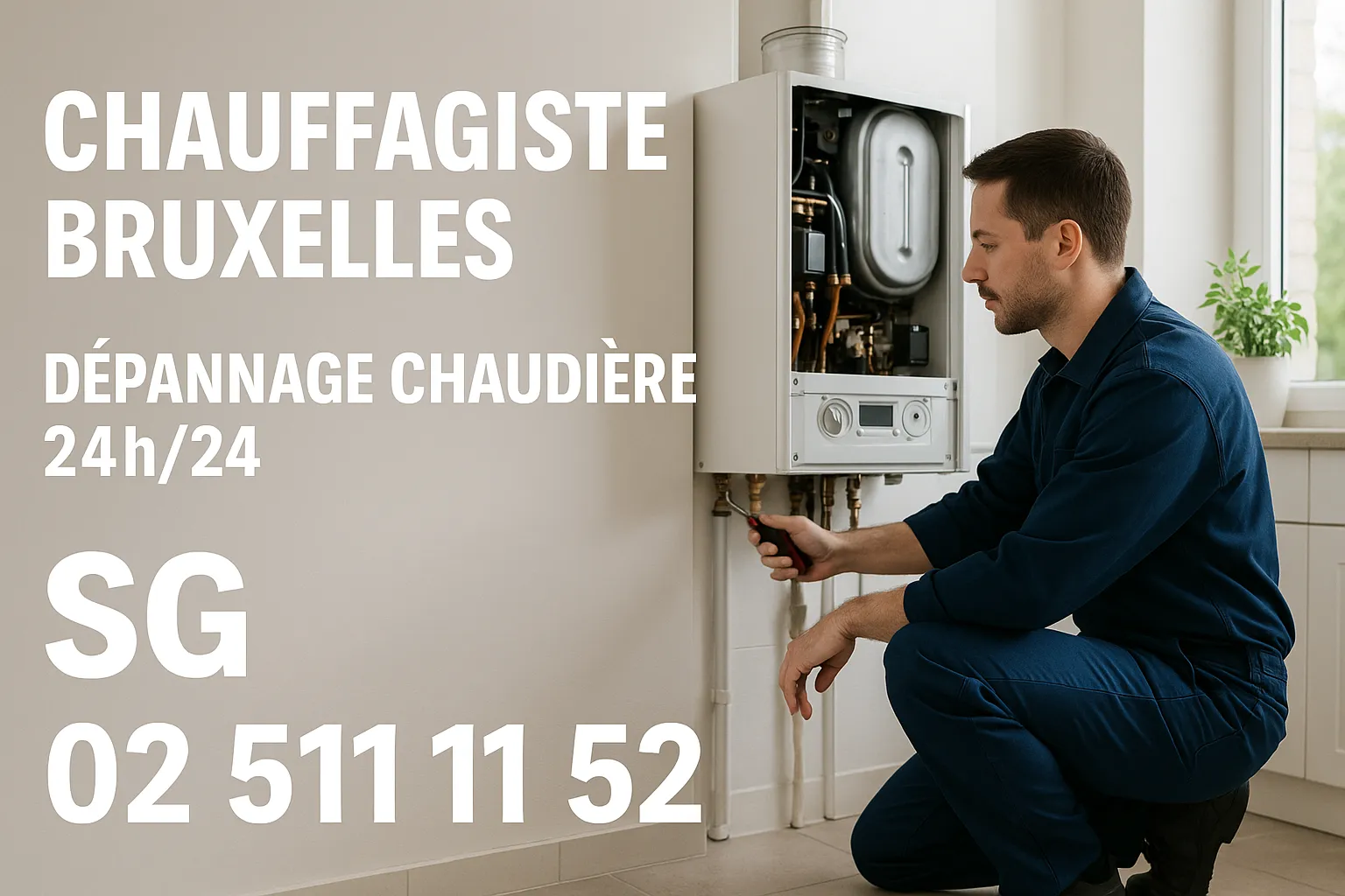 Chauffagiste Bruxelles urgence dépannage chaudière