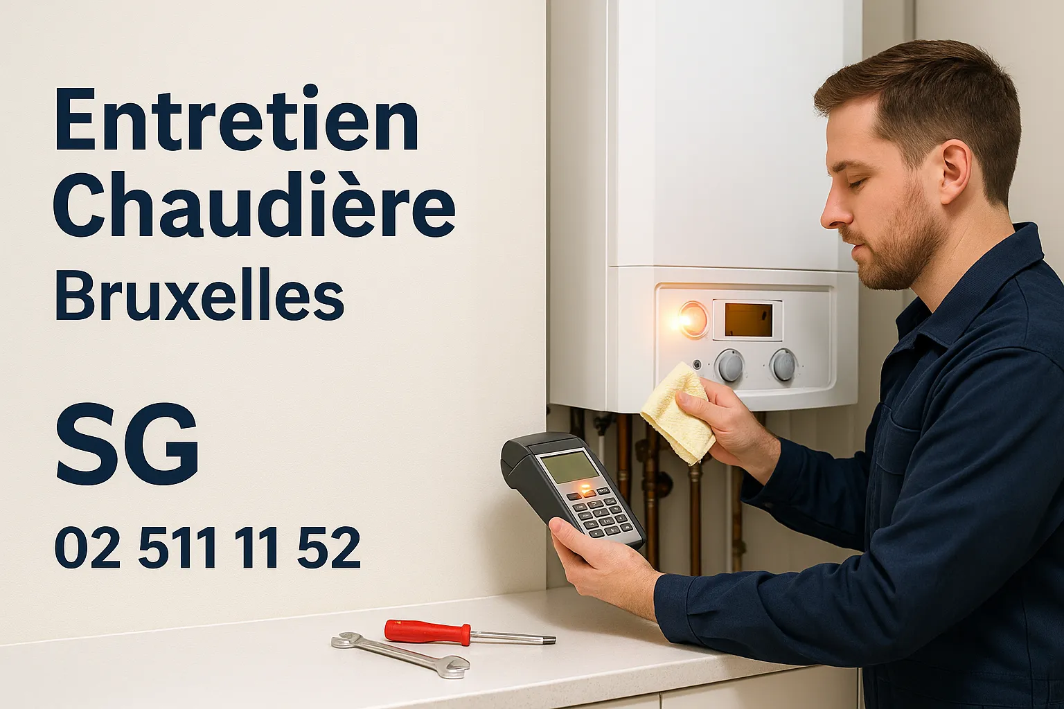 Entretien chaudière gaz à Bruxelles